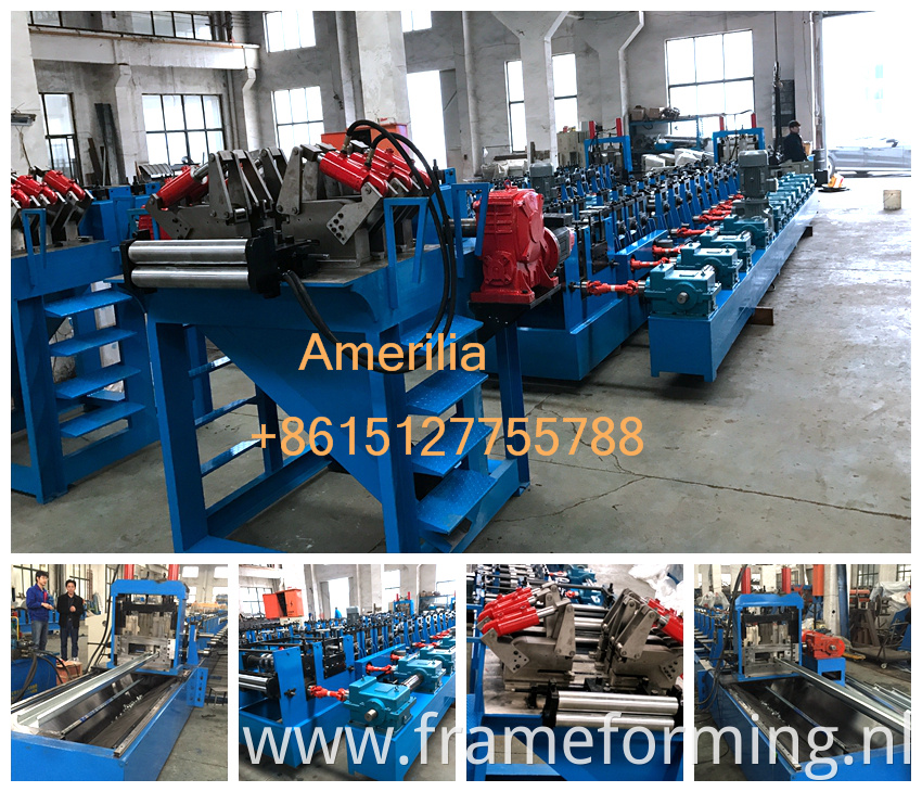 Steel Roof Purlin Roll Forming Machine